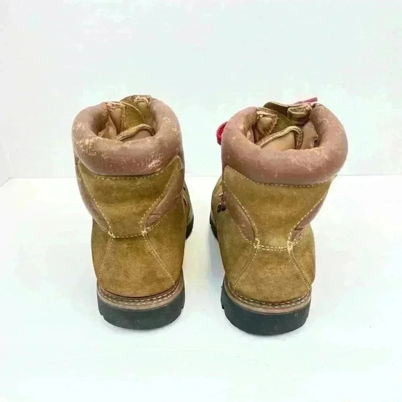 SPLIT LEATHER UPPER BOOTS Vintage Men's Colorado Brown Suede Hiking Boot Sz 6.5M - Picture 3 of 10
